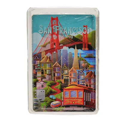 SF (R) PICTURESQUE PLAYING CARD 53042