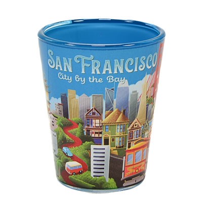 SF (R) PICTURESQUE 1.5OZ SHOT GLASS 53019